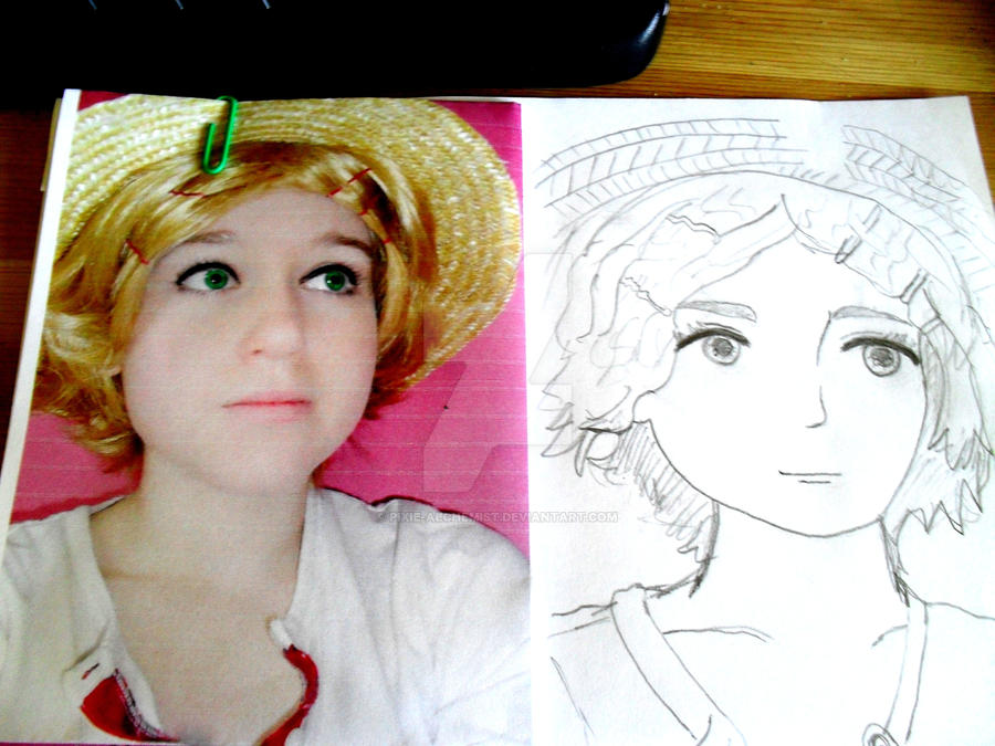 Cosplay Drawing Example Drawing a cosplay of a drawing by Pixie-Alchemist on DeviantArt