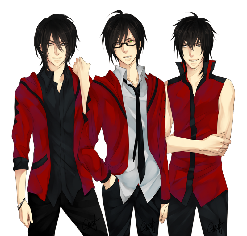 Triplets Deviantart Triplets by FynnyxStudio on DeviantArt