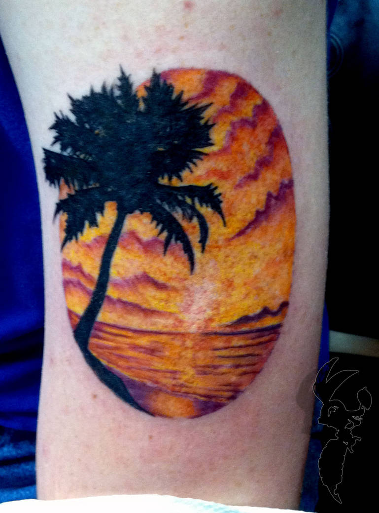Sunset Tattoo by greyfoxdie85 on DeviantArt