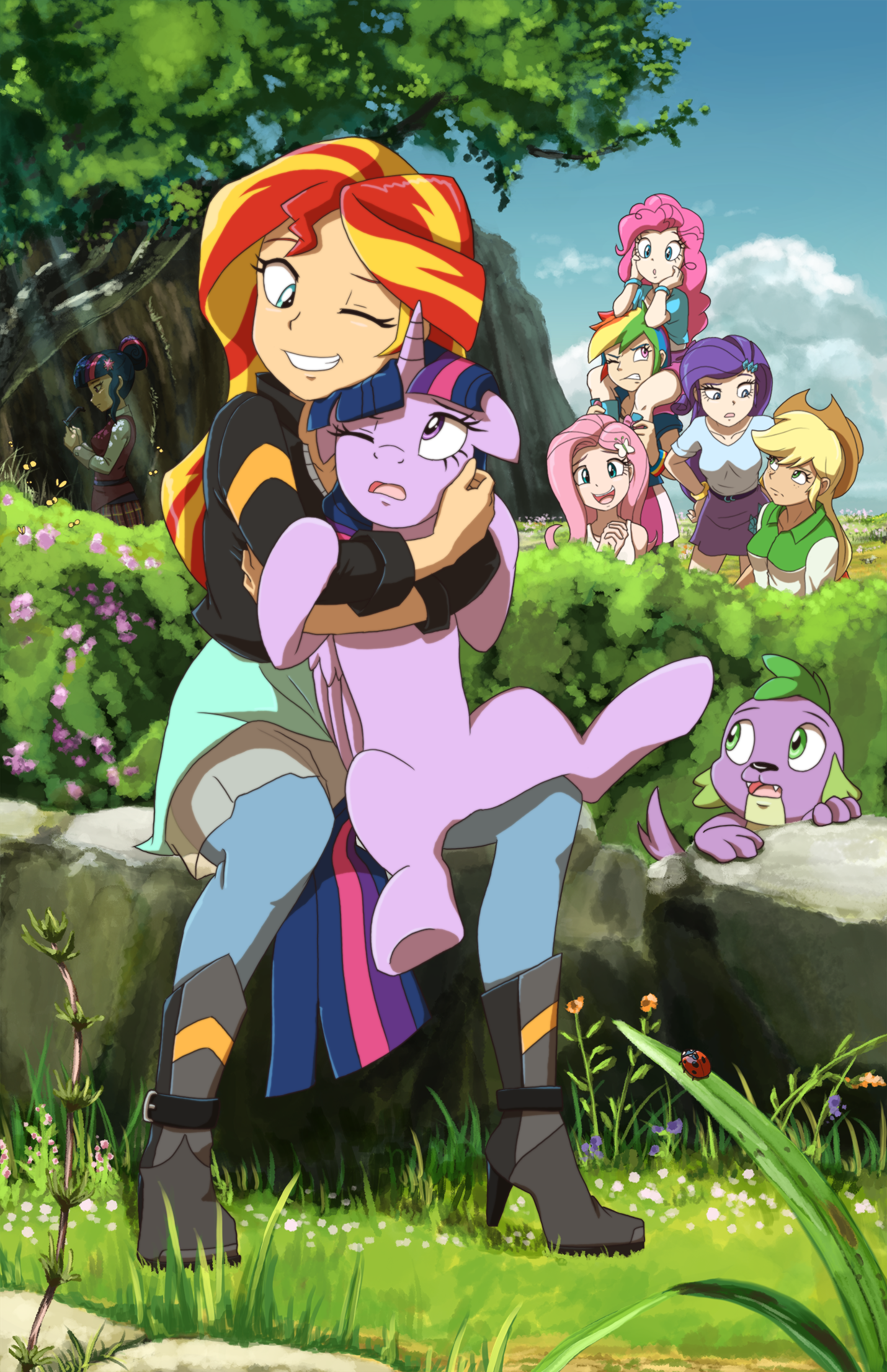 Sunset loves Pony Twilight