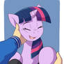 Petting Twilight