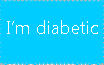 I'm Diabetic Stamp by Anastasia6710