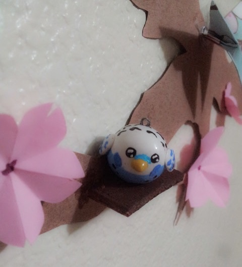 Kawaii parakeet-polymer clay