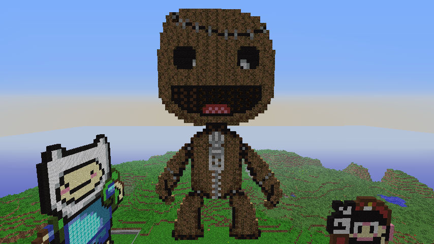SackBoy Minecraft by koyoi1 on DeviantArt