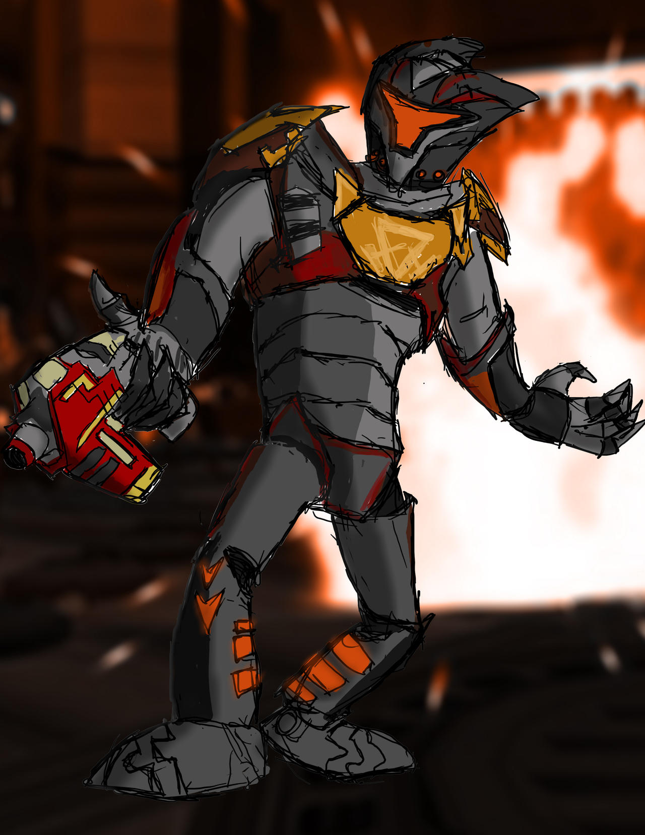 Ratchet: Deadlocked Liberator Suit by HailHazmat on DeviantArt