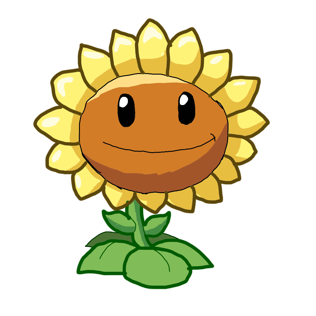 Plants vs Zombie Sunflower as a fan art by Sunflower75 on DeviantArt