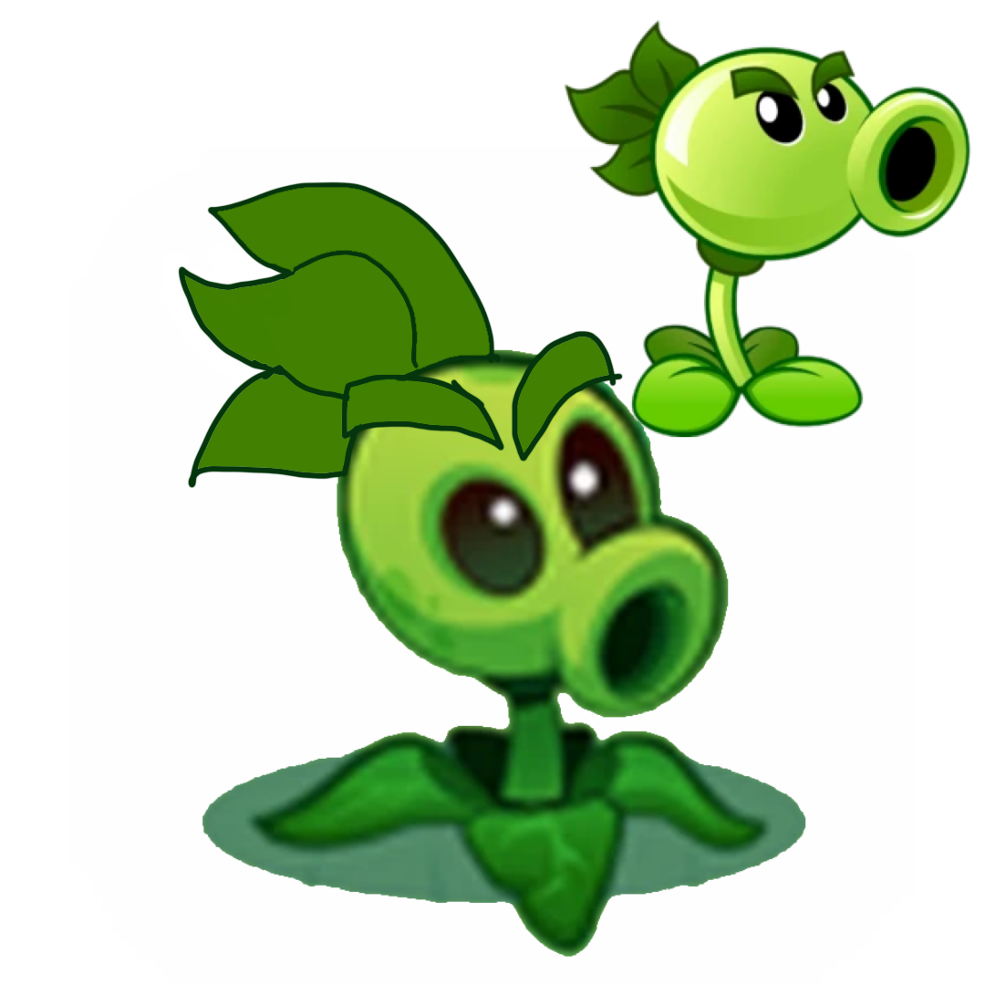 Repetrer Repeater in PvZ 3 art style! by Sunflower75 on DeviantArt