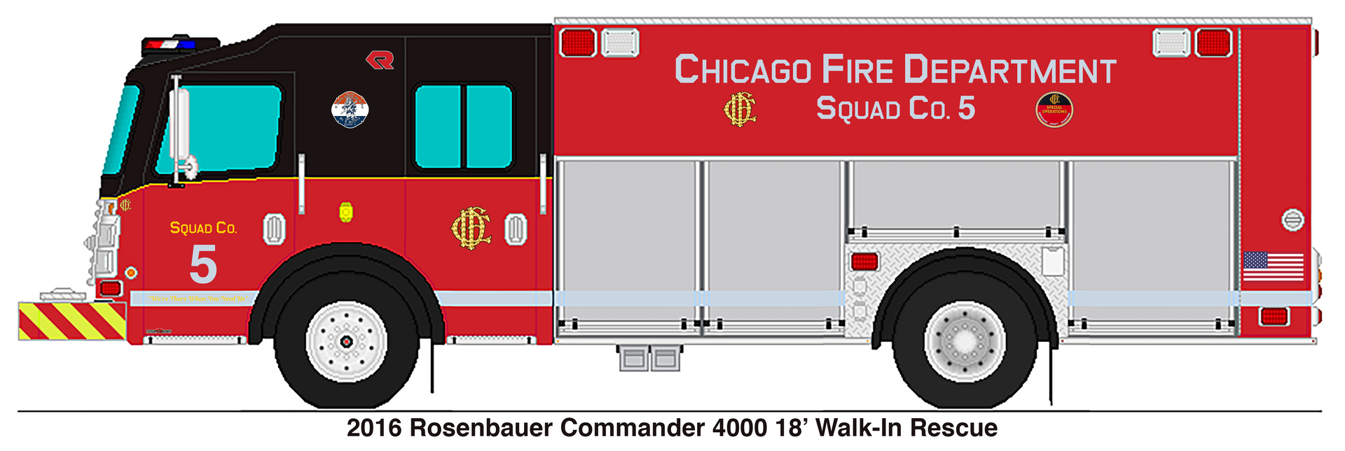 Chicago Fire Department Squad Co. 5 by YahPager on DeviantArt