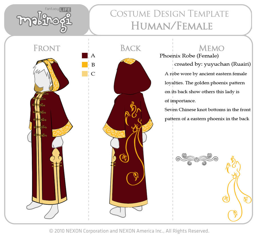 Phoenix Robe by asia-yuyu on DeviantArt