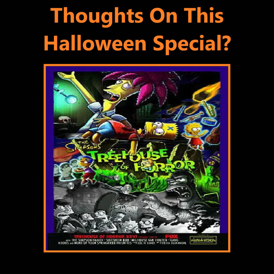 Thoughts on Treehouse of Horror XXVI by JusSonic on DeviantArt