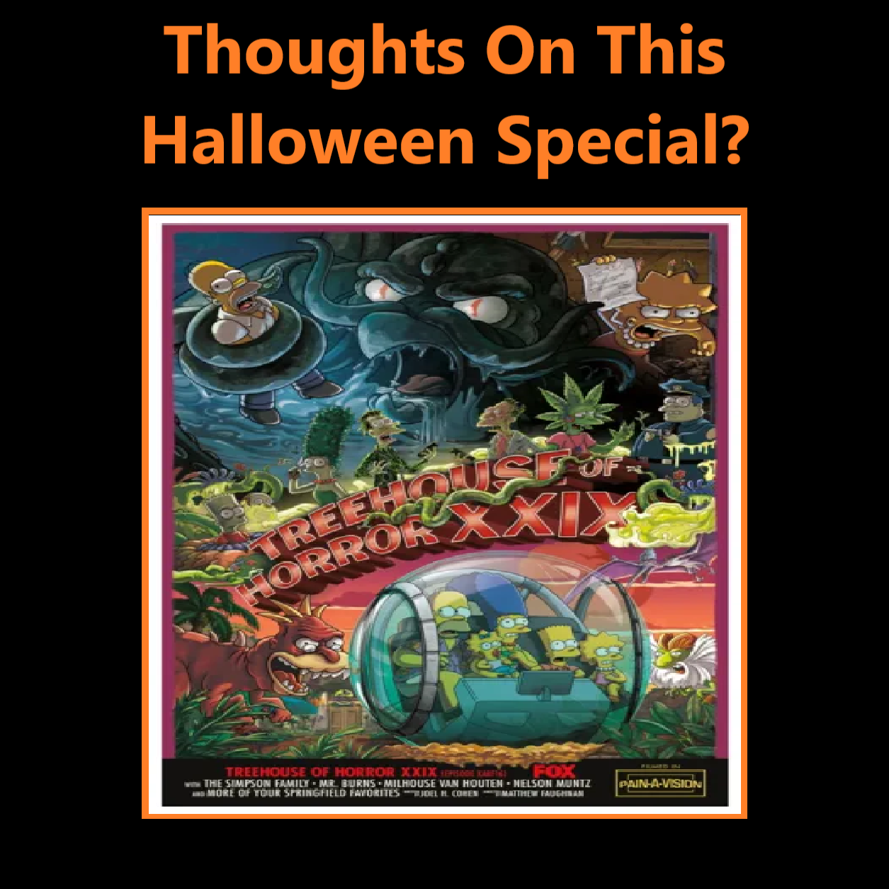 Thoughts on Treehouse of Horror XXIX by JusSonic on DeviantArt