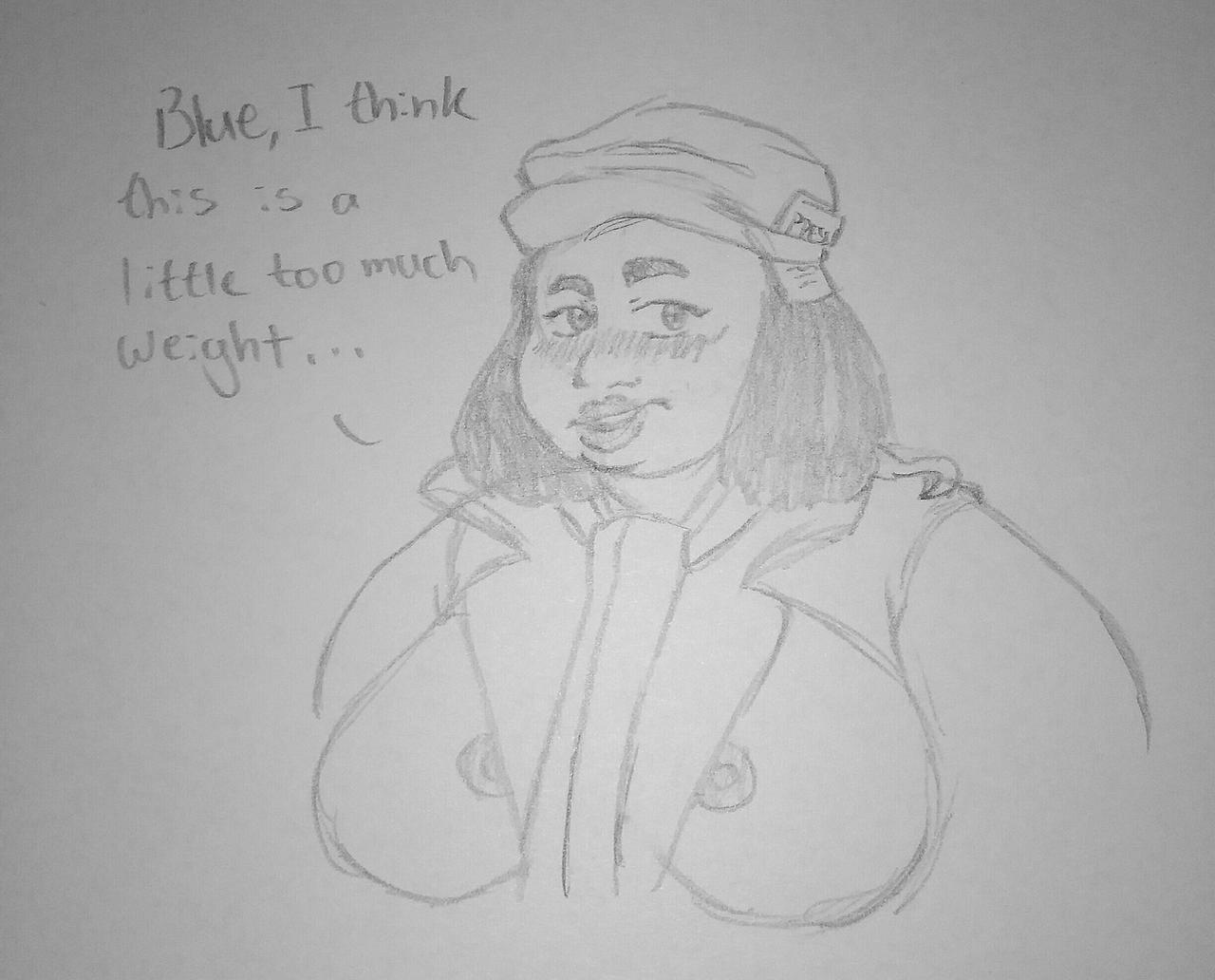 Fat Fallout Deviantart BBW Piper Wright Fallout 4 by TheRoundArtist on DeviantArt