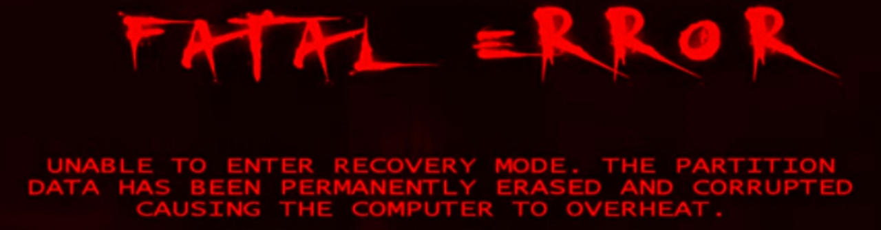 Fatal Error Entity Fatal Error Text by ursula19299 on DeviantArt