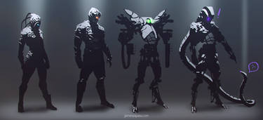 scifi concept sketches