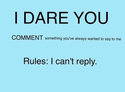 I Dare You