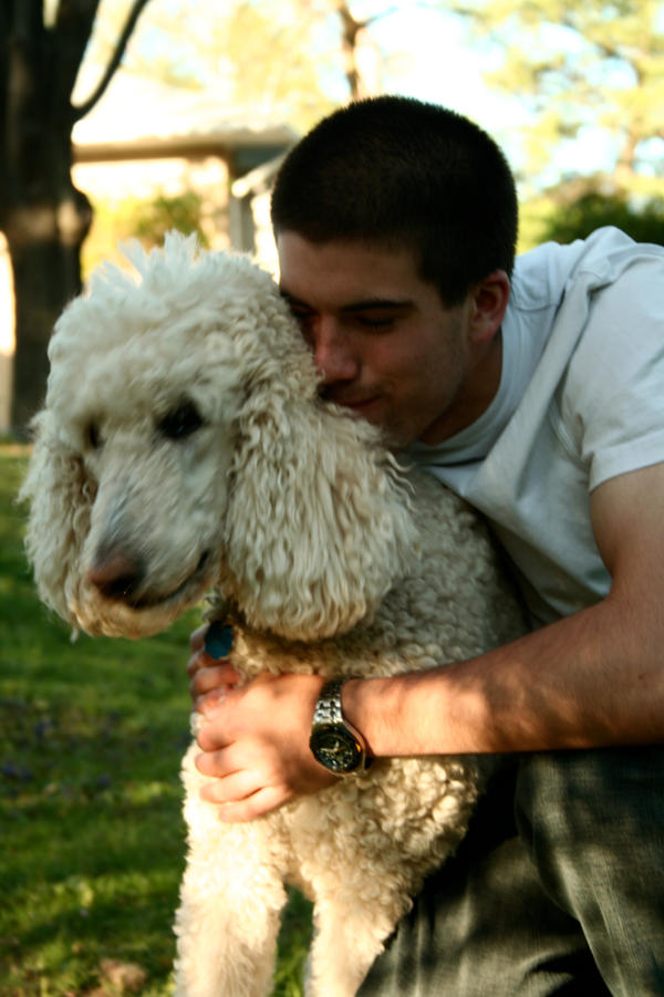 a boy and his dog