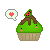 Watermelon Cupcake