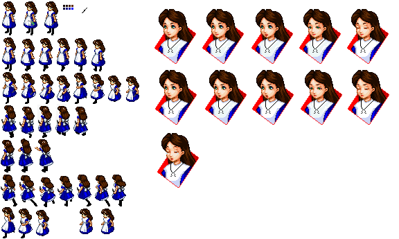 Alice - Alice Madness Returns - Sprite Remake by japoloypaletin on