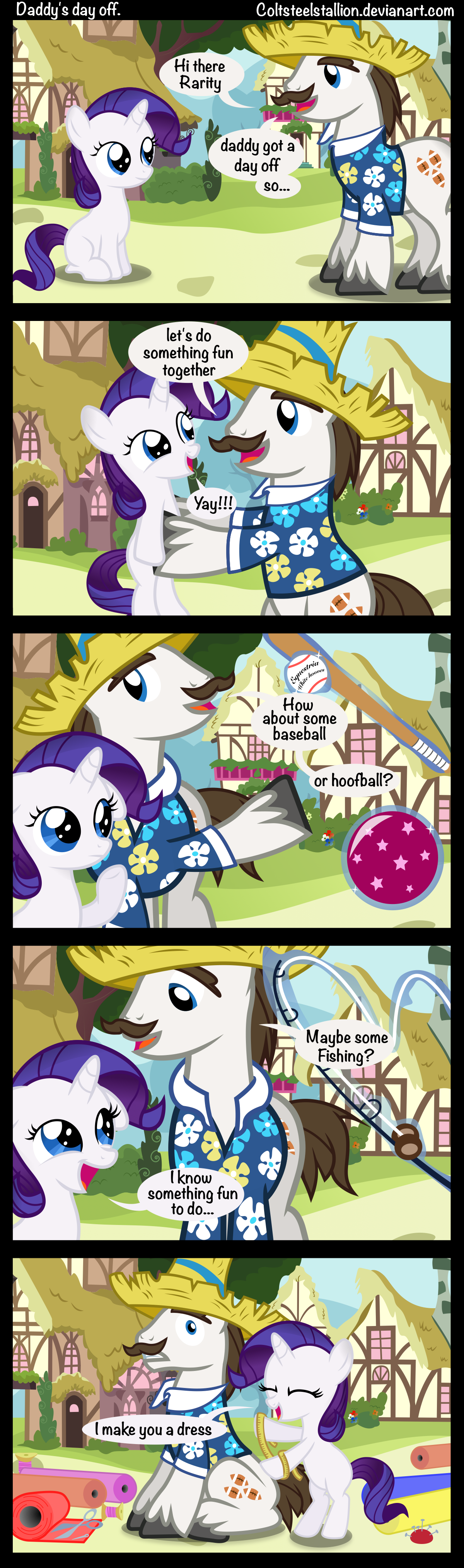 Daddy's day off. by Coltsteelstallion