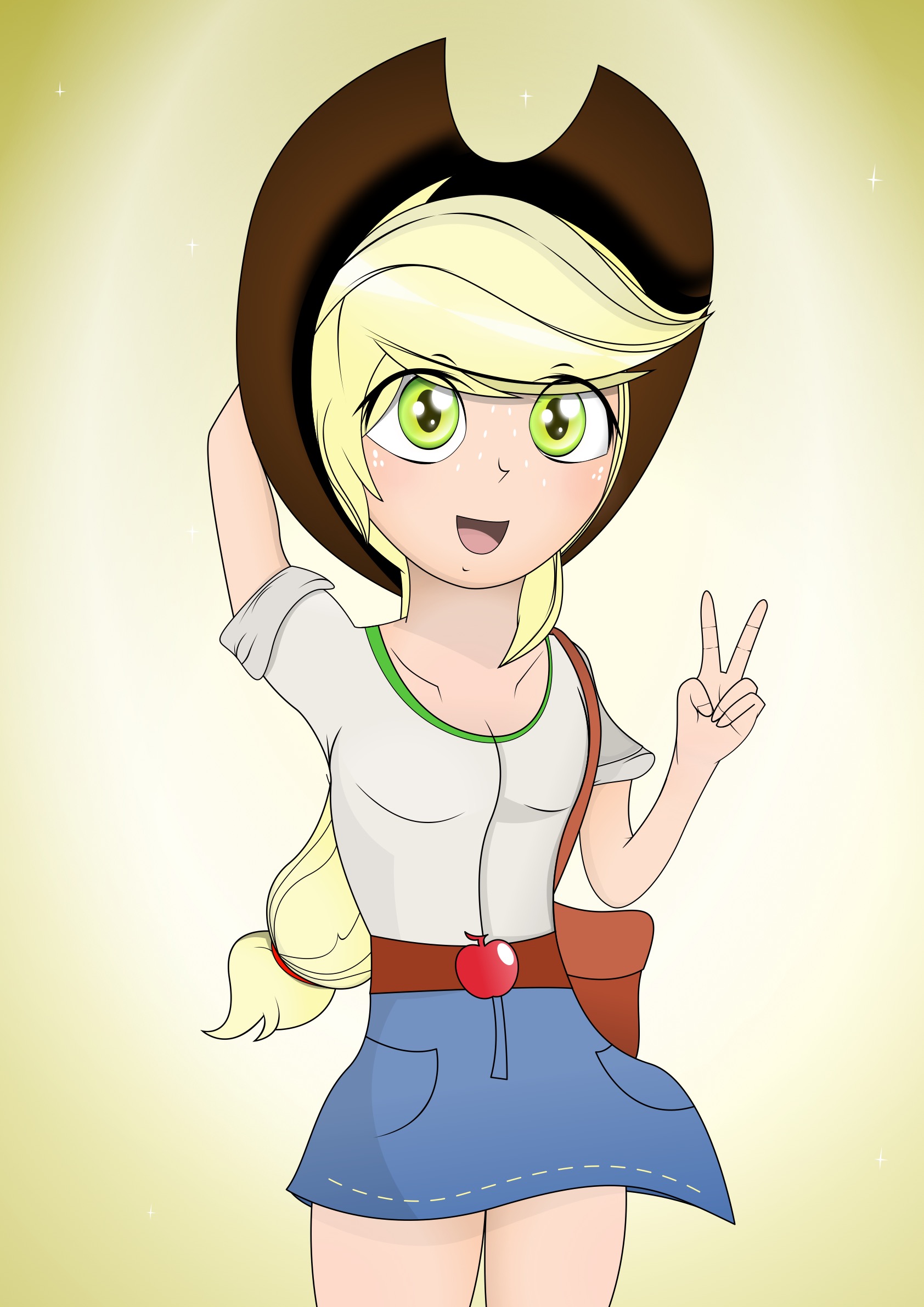 Applejack say cheese!