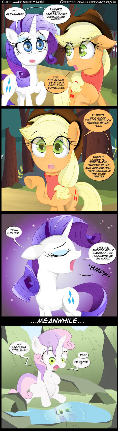 cutie mark nightmares. by Coltsteelstallion