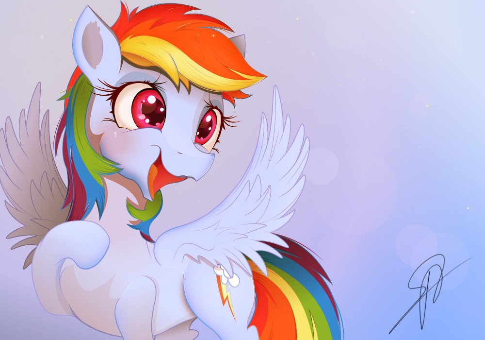 hwcon print #3 Rainbow dash