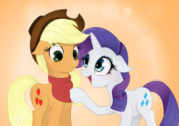 Applejack rarity.