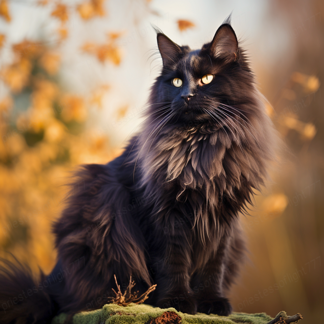Norwegian Forest Cat by priestessoflight777 on DeviantArt