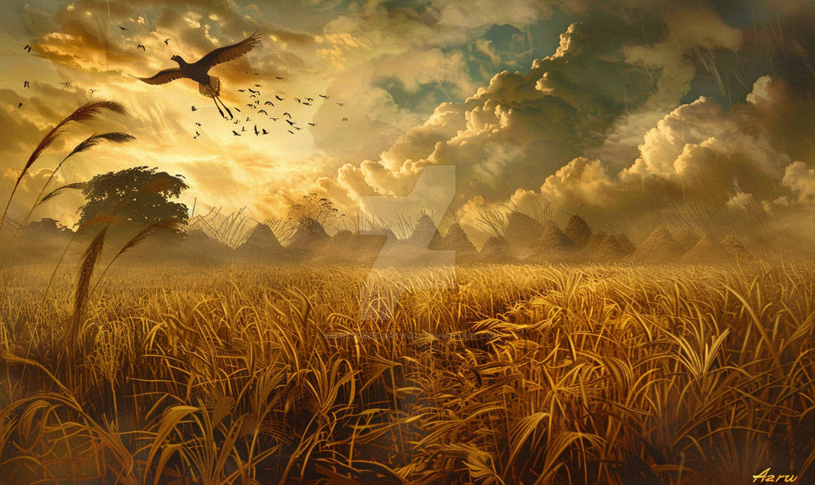 'Aaru' The Field of Reeds by sacredrebelartwerx on DeviantArt