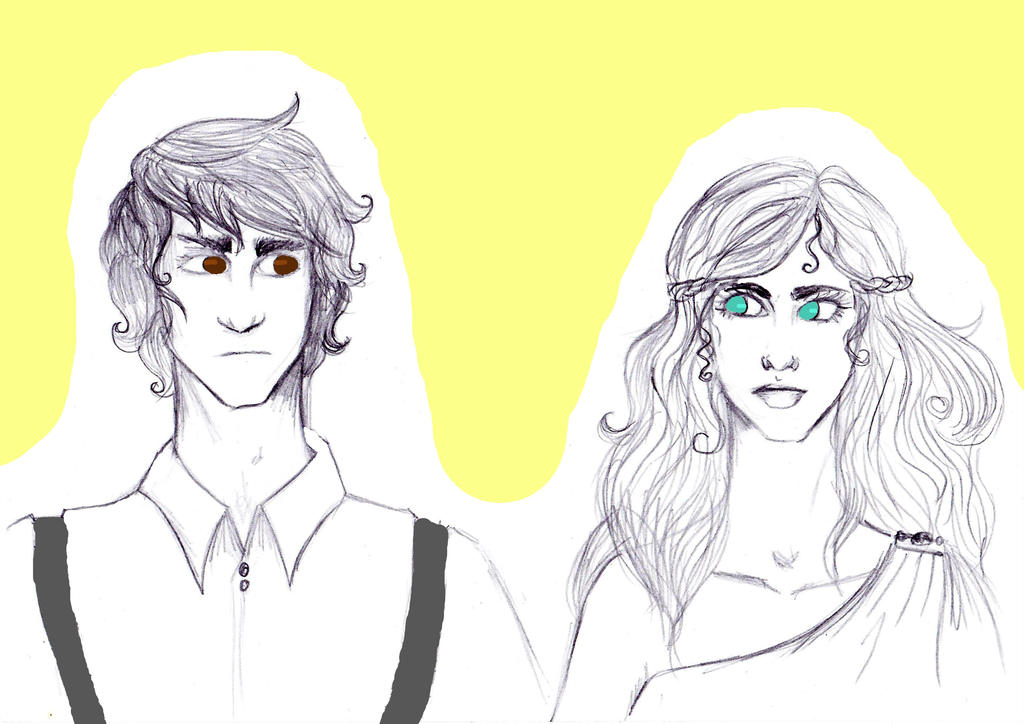 Leo Valdez And Calypso By Fandom sketches On DeviantArt leo-valdez-and-calypso-by-fandom-sketches-on-deviantart