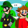 Mr. L and Wolfie Mario