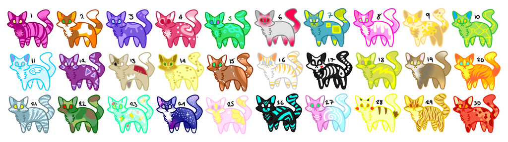 5 Point Kitten Adopts -12/30 OPEN-