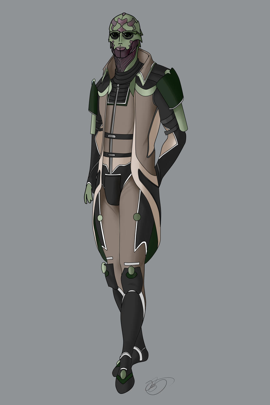 Drell Costume 1