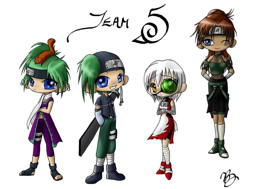 Gogofive Chibi Team Five Chibi by Hitoritsuki on DeviantArt