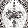 Lotus Coloring Book Page