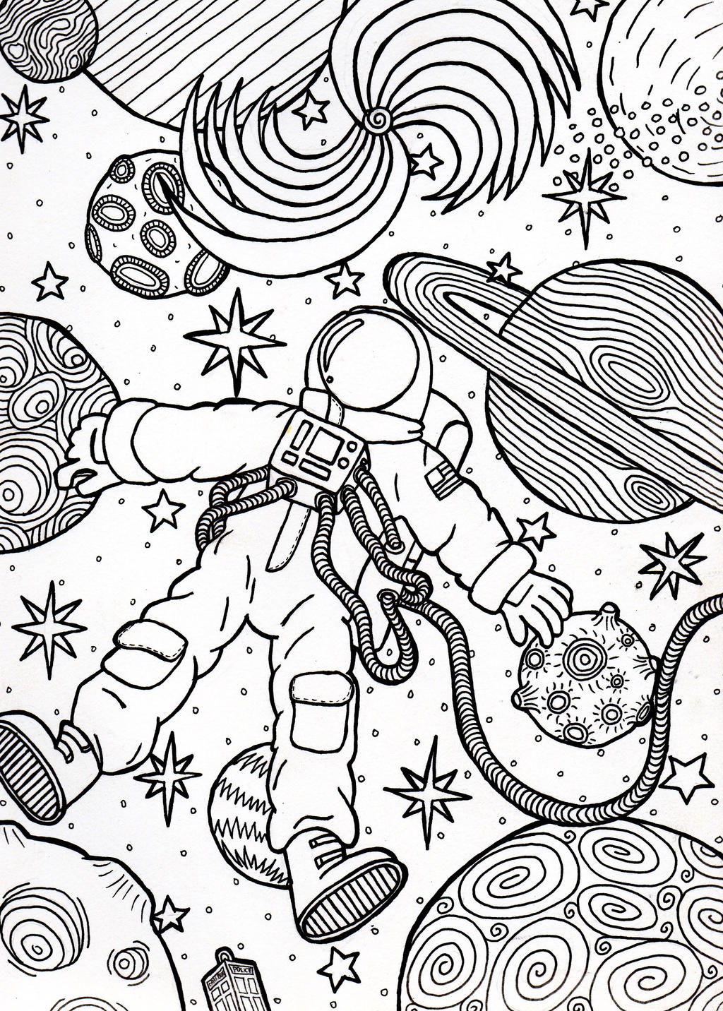 Spaceman by ambercamiart on DeviantArt