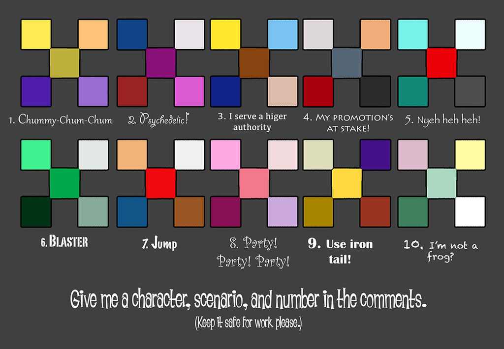 Meme Matching Color Color Challenge Meme Thing-a-ma-bob by MissD76 on DeviantArt