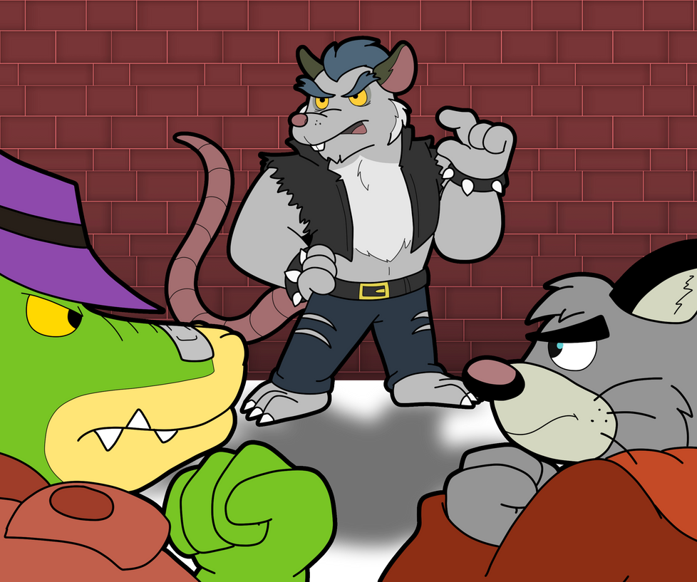 Anonymous Rat Commission: Street Rat by MissD76 on DeviantArt