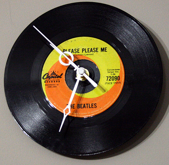 Beatles 45 Clock