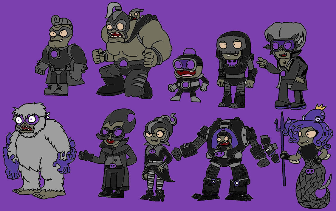 Dark Zombie Villainz by DrMasonDark on DeviantArt