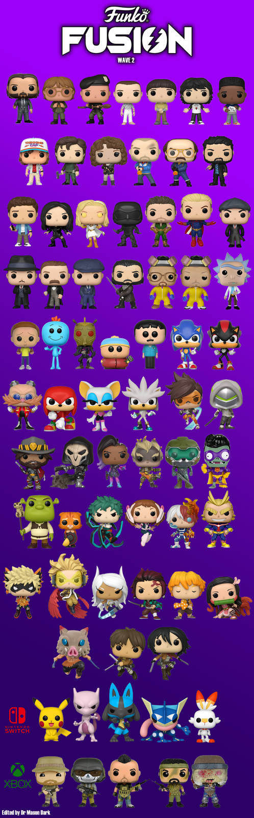 Fusing 2 Characters Funko Fusion Wave 2 Characters (Fan Made) by DrMasonDark on DeviantArt