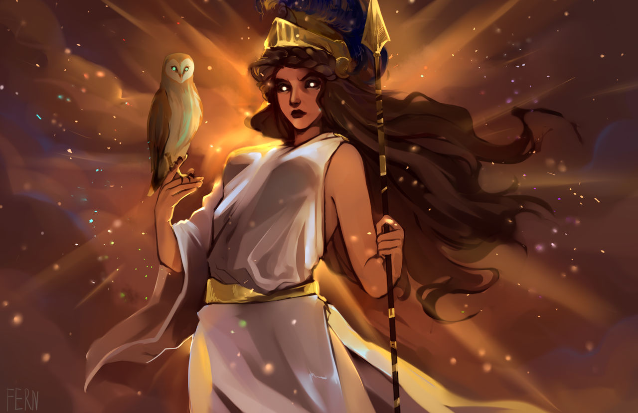 Athena Roses Deviantart Athena by Rishwar on DeviantArt