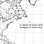 Titanic sinking map