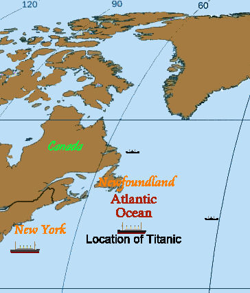 Rms Titanic S Sinking In The North Atlantic Sea By