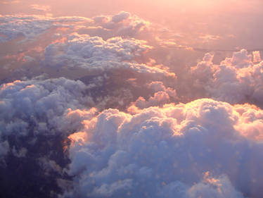 Florida Sunset pink clouds