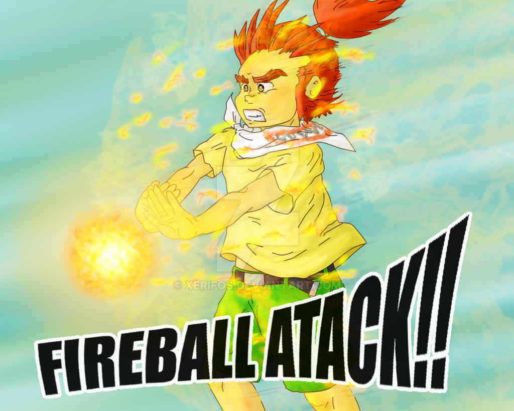 Bowser Jr FireBall by xerifos on DeviantArt