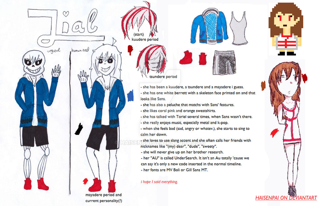 My Undertale Oc By Haisenpai On Deviantart