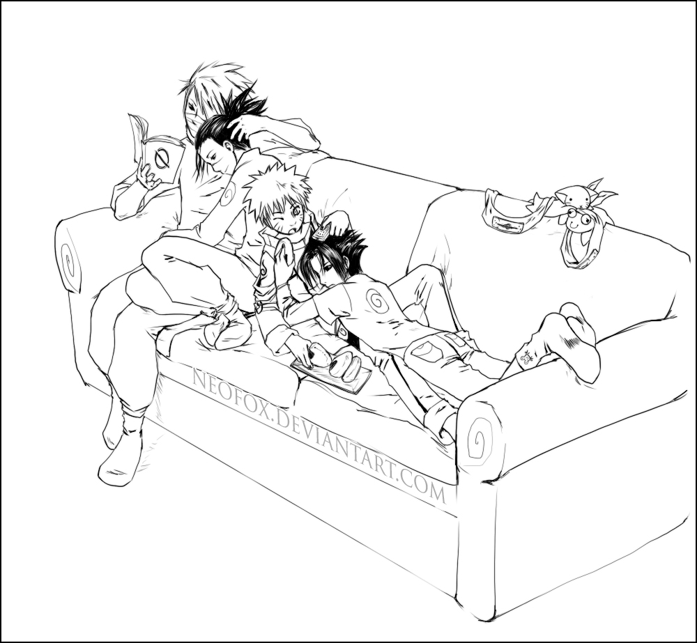 Couch potato family - Naruto