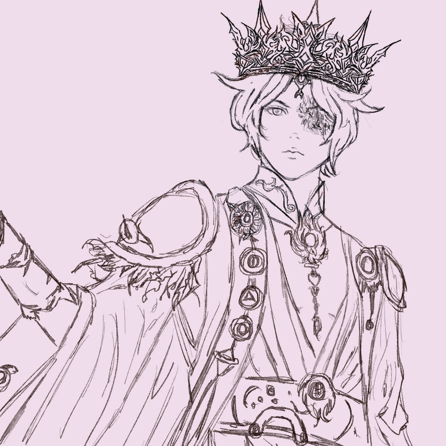 Sketch Rking King | Drawing art | Sketch by Janunnary on DeviantArt