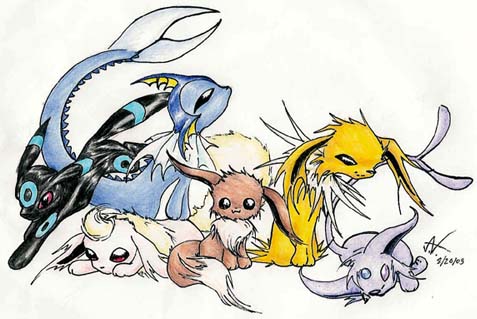 Eevee Evolutions